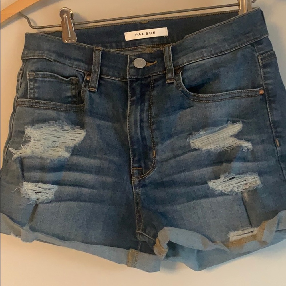 Pacsun Highwaisted Jean shorts
